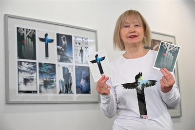 Margit Mothes hat die Herausgabe der Postkartenserie initiiert.