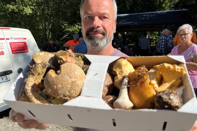 Nino Lehnert aus Eppendorf mit reicher Ausbeute.