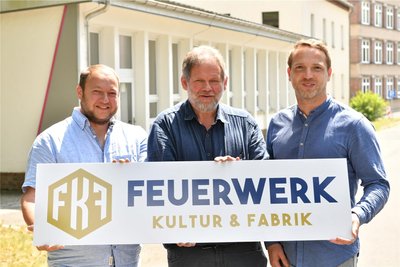 Sebastian Funke (von links), Georg Alef und Bertram Bach hatten im April 2022 die FKF GmbH gegründet.