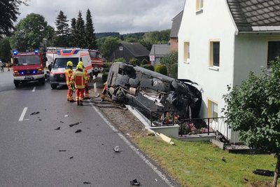 Ein schwerer Unfall ereignete sich am Montag in Mittelsaida.
