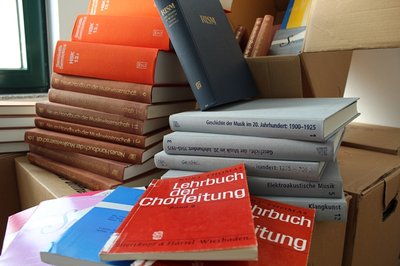 Ein geringer Teil der gestohlenen Bücher.