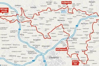 140 Biker haben fünf Burgen im Visier - 