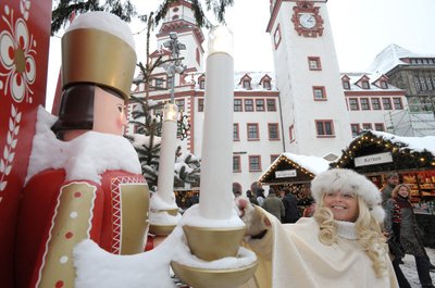 Der Chemnitzer Weihnachtsmarkt hat Flair - aber kürzer geöffnet als andere Märkte.