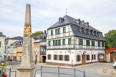 Das Hotel Roß in Zwönitz steht vor einer ungewissen Zukunft.