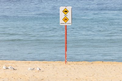 Nach dem Hai-Angriff wurde der betroffene Strand aus Sicherheitsgründen geschlossen.