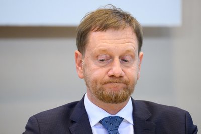 Sprach von einer „großen Enttäuschung“: Ministerpräsident Michael Kretschmer (CDU) nach dem Abbruch der Sondierungen durch das BSW.