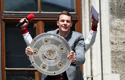 Titelsammler: Allein 13 Mal gewann Neuer mit dem FC Bayern die deutsche Meisterschaft. (Archivbild)