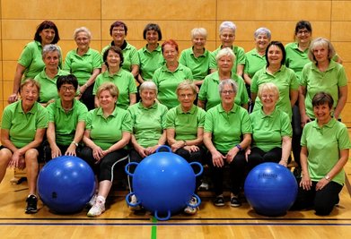 Gymnastikgruppe der WSG Oberreichenbach.