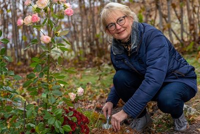 Hat nun mehr Zeit für ihren Garten: Kerstin Büttner.