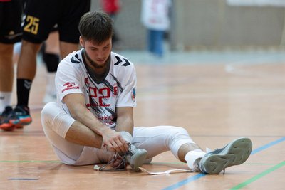 Nicht alles läuft rund bei den Handballern des HC Einheit Plauen. Im Bild Michal Maxim Bednarik.