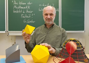 Horst Martini, Inhaber der Professur Geometrie der TU Chemnitz.