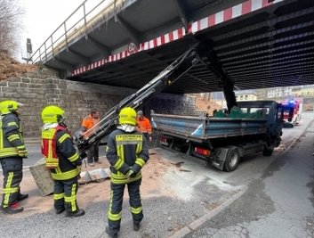 Der verkeilte Kran. 