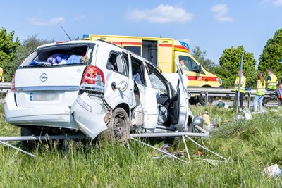 Unfallstelle A72