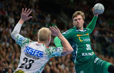 Franz Semper und die Bundesliga-Handballer des SC DHfK Leipzig kassierten eine knappe Niederlage in Lemgo. (Archivfoto)