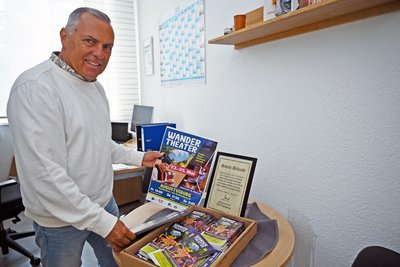 „Das Kunstfestival passt hierher“: Grünbergs Ortsvorsteher Klaus-Peter Drechsel zieht für das neue Gastspiel der Compagnie Pas de Deux 2023 in Augustusburg die Fäden.