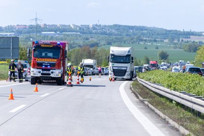 Unfallstelle A72