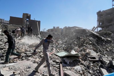 Der Krieg bringt Leid und Zerstörung: Zerbombte Gebäude in Teheran nach US-israelischen Luftangriffen auf die iranische Hauptstadt.