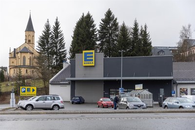 Der Edeka-Markt in Oberwiesenthal hat als einziger Supermarkt in der Stadt wegen eines Umbaus geschlossen.