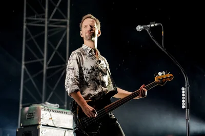 Bassist Johannes Stolle.