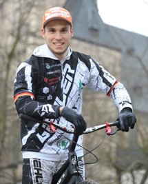 Hannes Herrmann beim Training in Chemnitz