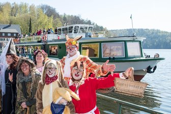 1500 Besucher bei Osteraktion an der Talsperre Kriebstein -