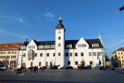 Am Sonntag, 18.16 Uhr lag im Rathaus Freiberg noch keine Schnellmeldung aus einem Wahllokal vor.