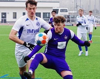 Aues Lennart Kröber musste gegen Staaken viel einstecken. 