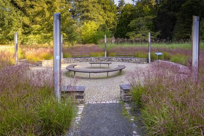 Auch die Klanginsel im Kurpark Thermalbad Wiesenbad hält Börner für ein lohnendes Ausflugsziel.