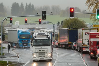 An der Kreuzung Heinzebank ist ab Mittwoch die Bundesstraße 101 gesperrt.