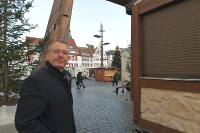 OB Sven Krüger dankte den Mitarbeitern in der Stadtverwaltung für ihren Einsatz während der Markttage.