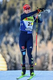 Katharina Hennig - hier beim Weltcup in Davos - hat den Belastungstest bestanden und startet bei der Tour de Ski. 