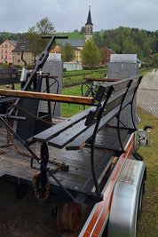 Eine Draisinenfahrt ist ein Erlebnis. Zum Nussknackerfest in Neuhausen gibt es Gelegenheit dazu.
