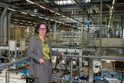 Franziska Fischer ist Standortleiterin im VW-Motorenwerk Chemnitz.