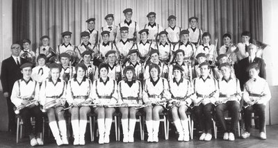 Zehn Jahre Pionierblasorchester im Jahr 1971.
