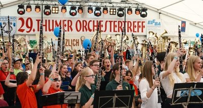 Der 29. Thumer Orchestertreff mit dem Kinder-und Nachwuchstreffen.