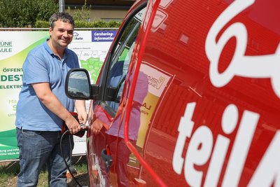 Martin Schmidt, Regionalleiter von Teilauto, konnte auch 2024 neue Standorte einweihen.