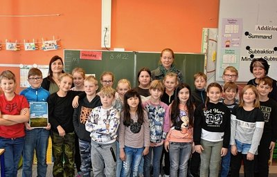 Die Viertklässler der Grundschule Eichigt haben das Umweltquiz des Naturparkes Erzgebirge/Vogtland gewonnen. 