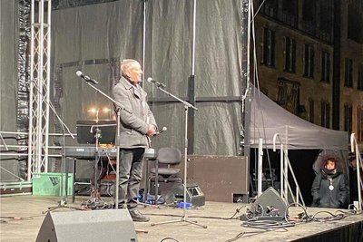 Mit "Der Friede wird, wo wir ihn machen" wandte sich Christoph Magirius am 5. März an die Chemnitzer.