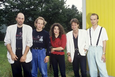 Die Jule Neigel Band, aufgenommen im Juli 1988 in Brühl.