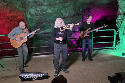 Die Leipziger Band Takato in den Zinnkammern bei den Proben.