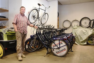 Peter Prasatko organisiert das Angebot Chemnitzer Stadtfahrrad ehrenamtlich.