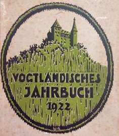 Deckel des Vogtland-Jahrbuches von 1922.