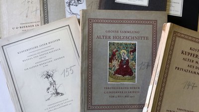 Die Versteigerungskataloge von Paul Geipel. 