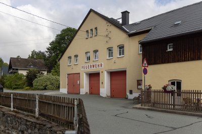 Das alte Feuerwehrdepot von Tannenberg hat als solches ausgedient.