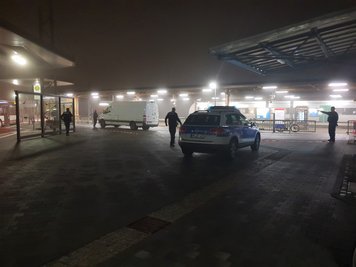 Der Bahnhof in Mittweida ist komplett gesperrt.