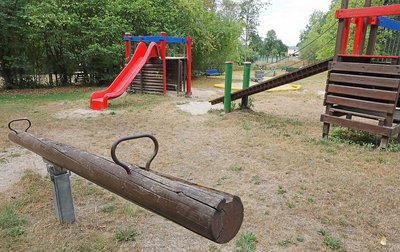 Der Spielplatz in Blankenhain ist seit Mittwoch gesperrt.