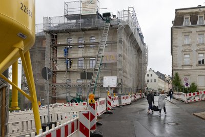 Das Inklusionshotel entsteht an der Buchholzer Straße in der Annaberger Innenstadt.