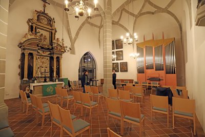Die Annenkapelle des Freiberger Doms. 