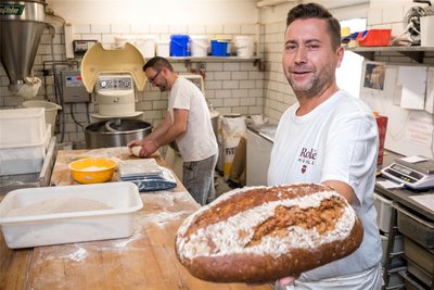 Eines der beliebtesten Brote von Bäckermeister Ronny Götz: Brot mit Dinkel-Kruste.