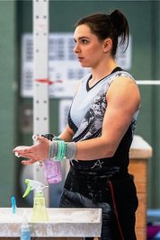 Die Chemnitzer Kunstturnerin Sophie Scheder hat sich den Fuß gebrochen.